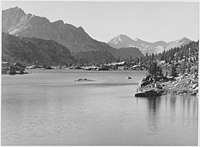 Jezero Rac, Národní park Kings Canyon, Kalifornie, 1936