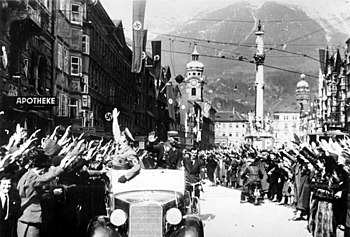 Einmarsch deutscher Truppen in Innsbruck am 13. März 1938