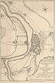 Plan du Bombardement de Dusseldorff. Commencé le 28me Juin 1758. Kupferstich, 1766