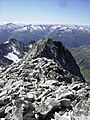 Südgipfel und Blick nach S, Lai da Nalps