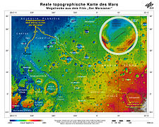 Der Weg des "Marsianers"- Bild der Marssonde Mars Express.jpg