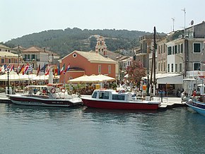 Portul Gaios din Paxos.