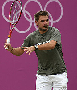 Stan Wawrinka olympialaisissa vuonna 2012.