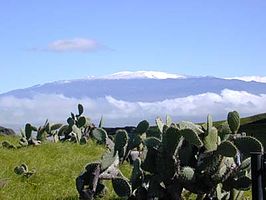 Mauna Kea gezien vanaf Kohala