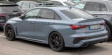 Audi RS3 8Y Sedan - left rear view