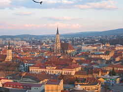 Utsyn over Cluj-Napoca