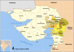 Distretto di Dahod – Mappa