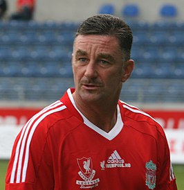 John Aldridge met de Liverpool Legends, 2008