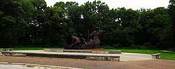 Thumbnail for File:Statue of Father Marquette and Louis Joliet, Chicago Portage National Historic Site, Lyons, Illinois (9179709467).jpg