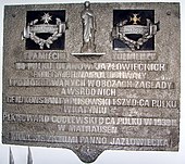 Memorial of the 14th Jazlowiec Uhlan Regiment