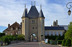 Skyline of Villeneuve-sur-Yonne