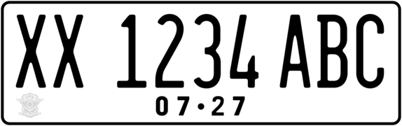 New Indonesian plate
