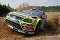 Jari-Matti Latvala Suomen rallin testierikoiskokeella vuonna 2010.