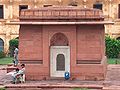 North wall of the mausoleum