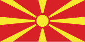 Vlag van Noord-Macedonië