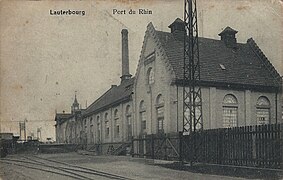 Gleise im Hafen (um 1925)