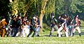 Hand-to-hand combat between British and Imperial marksmen