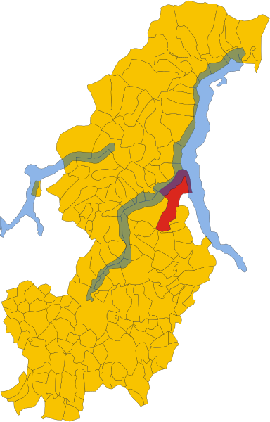 File:Map of comune of Bellagio (province of Como, region Lombardy, Italy) - Before 2014.svg