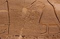 * Nomination Medinet Habu Temple, Pliles of Hands, Egypt. An accounting method of determining how many killed in battle. --Steven C. Price 13:50, 2 May 2017 (UTC) * Promotion Look ok but the line over the hieroglyphs should be horizontal. --W.carter 20:43, 2 May 2017 (UTC)The line is original. The craftspeople did not always etch/carve in straight lines. But I can modify if you wish.--Steven C. Price 21:47, 2 May 2017 (UTC) I understand that the camera probably was horizontal and that the line was not. However, cameras and photos can be tilted to give a more harmonious view and unless there is a strong reason not to, it is usually done here. --W.carter 22:43, 2 May 2017 (UTC)Understood.  Done.--Steven C. Price 18:37, 3 May 2017 (UTC) Thanks! Good quality. --W.carter 21:47, 3 May 2017 (UTC)