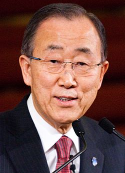 Ban Ki-moon vuonna 2016.