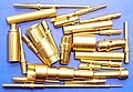 Gold-plated electrical connectors for high tech