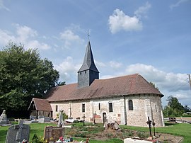 The church in La Trinité-de-Thouberville