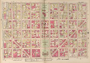 Map of part of Indianapolis, 1908