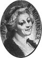 Mademoiselle Montansier in 1790 overleden op 13 juli 1820