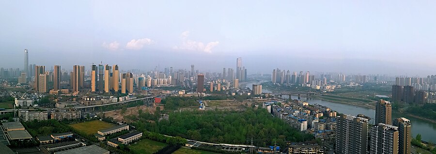 Overlook of East Qiaokou From Zongguan