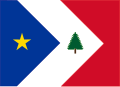 Flag of the Acadians in New England