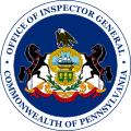 Seal of the inspector general of Pennsylvania