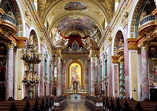 Innenausstattung der Jesuitenkirche in Wien