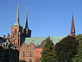 Roskilde Domkirke set fra Stændertorvet