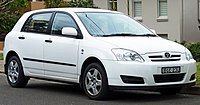 2004–2007 Toyota Corolla Ascent hatchback (ZZE122R; Australia)