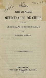 Miniatura para Archivo:Memoria sobre las plantas medicinales de Chile.pdf