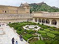 Image 11Hindu Rajput-style courtyard garden at Amer Fort. (from History of gardening)