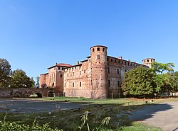 Skyline of Monticelli d'Ongina