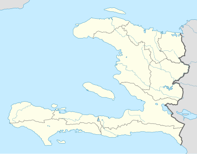 Mapa konturowa Haiti