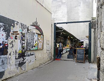 Vue de l'intérieur du marché.