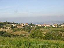 Vue d'ensemble du hameau de Chales