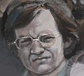 Piet Bekaert geëxposeerd in 1985 (Schilderij: Willy Bosschem) overleden op 7 juli 2000