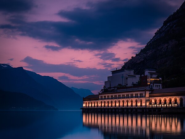 Tyssedal hydroelectric power plant, Norway by Jorulf Kyrkjeeide