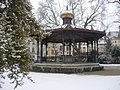 Kiosque à musique du jardin du Rocher à Troyes.