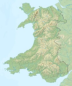 メナイ海峡 Menai Straitの位置（ウェールズ内）