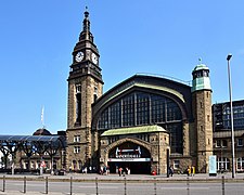 Westlicher Zugang zum Hauptbahnhof vom Glockengießerwall