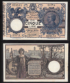 billet de 5 lires du royaume d'Italie, série 1905