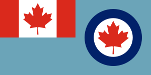 Flag of the Royal Canadian Air Force / Drapeau de l'Aviation Royale Canadienne