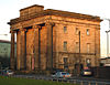 Curzon Street Station as seen from the side.