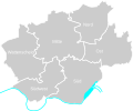 Die 6 Stadtbezirke von Bochum