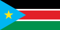 Current main version of the flag of South Sudan at Commons